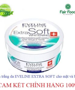 Kem trang da eveline whitening extra soft cho mat va body