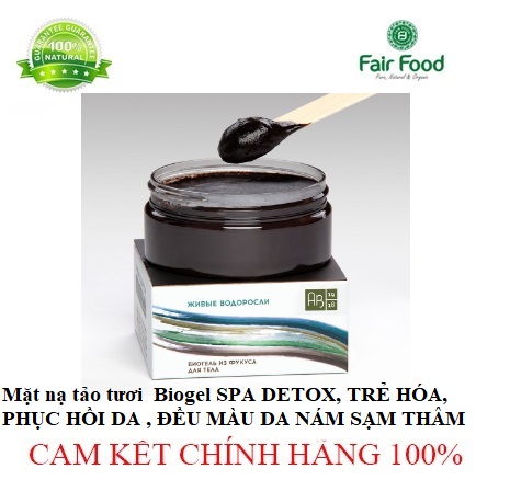 mat na tao tuoi BIOGEL spa detox, tre hoa, phuc hoi da deu mau da giam nam sam