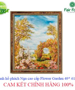 tranh ho phach cao cap NGA Flower Garden 49 x 61 cm fairfood
