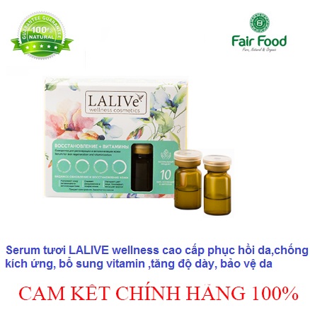 serum lalive wellness cao cap phuc hoi da,chong kich ung, bo sung vitamin, tang hang rao bao ve da