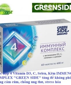 Phuc hop 4 vitamin can thiet cho suc khoe VITAMIN D3,C, KẼM , SELEN