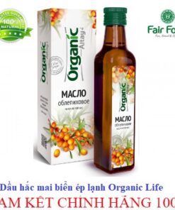 dau hac mai bien el lanh organic life cua nga tao mau, thai doc, bo sung omega 6, vitamin , khoang chat