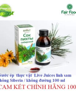 Nuoc ep thuc vạt Live juice linh sam thong Siberia