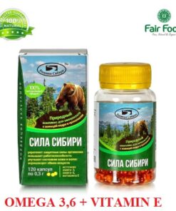 omega 369 va vitamin E tu nhien suc manh SIBERIA cho suc khoe va mo mau