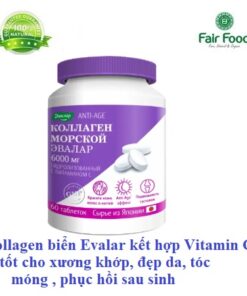 collagen bien evalar ket hop vitamin C cho xuong khop, da toc mong, phuc hoi sau sinh