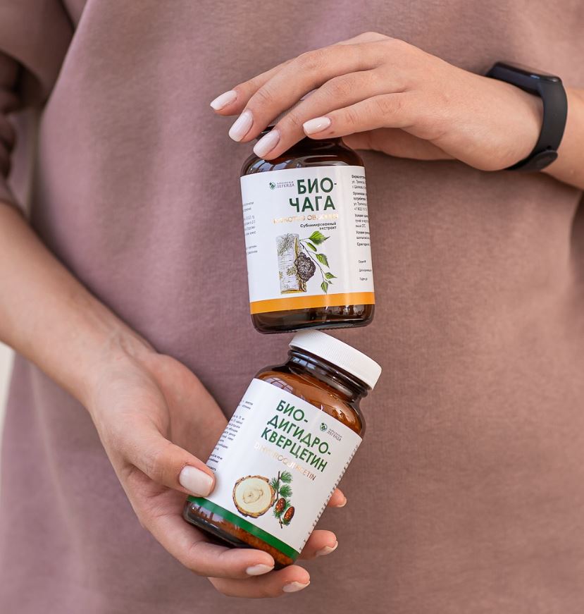 BIOCHAGA va Biodihydroquercetin cap doi vang trong lang suc khoe