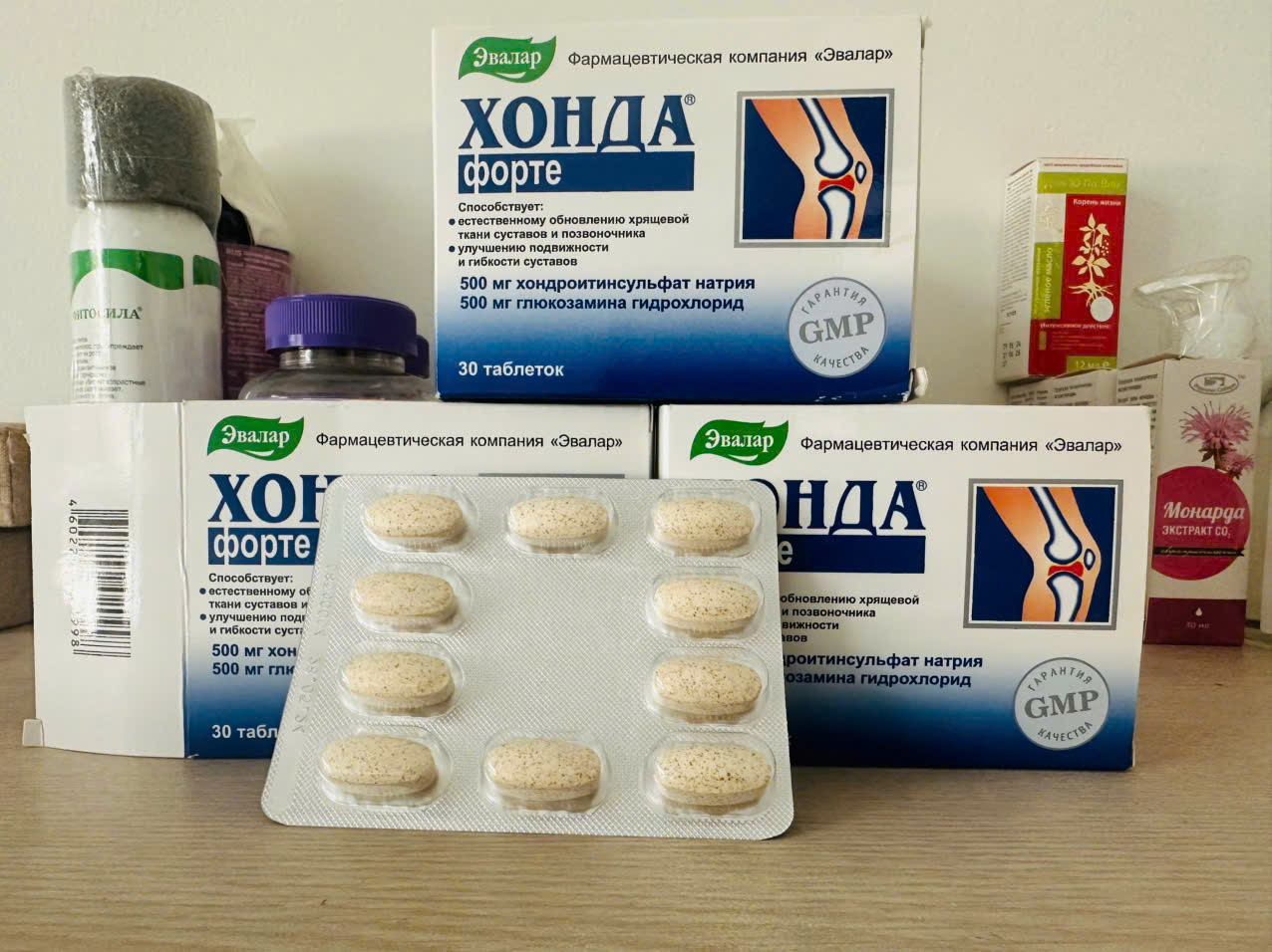 xuong khop Honda glucosamin va chrontin