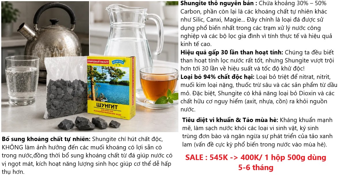 da khoang loc nuoc shungite tot hon bat cu may loc nuoc nhan tao nao fairfood