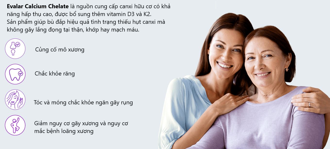 canxi huu co cua Evalar ngan gay loang xuong