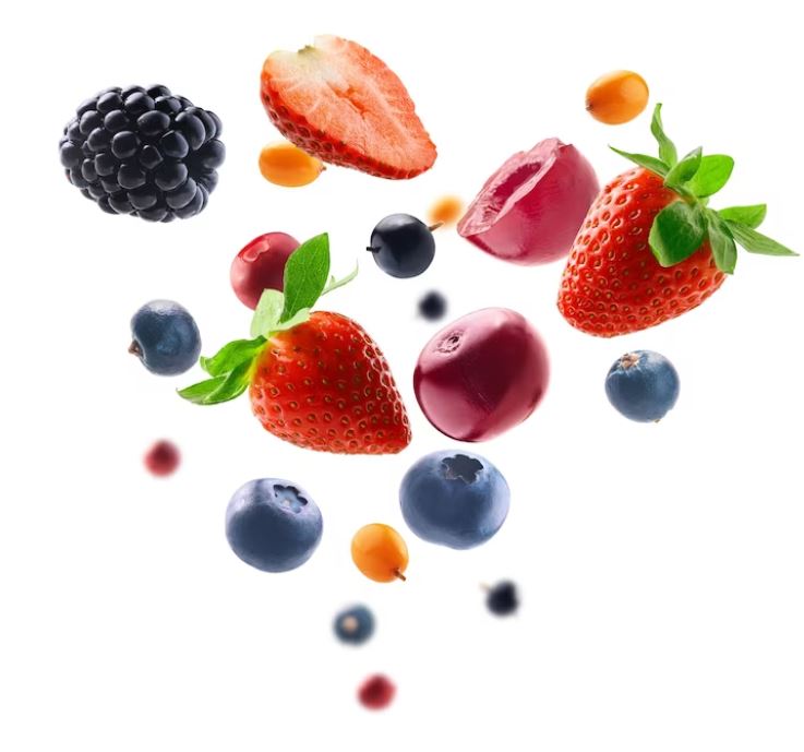qua mong viet quat, dau tay, mam xoi, blueberry cua nga , hac mai bien
